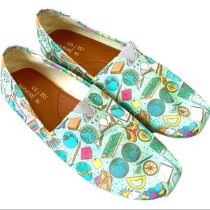 Groove bags geography canvas loafers